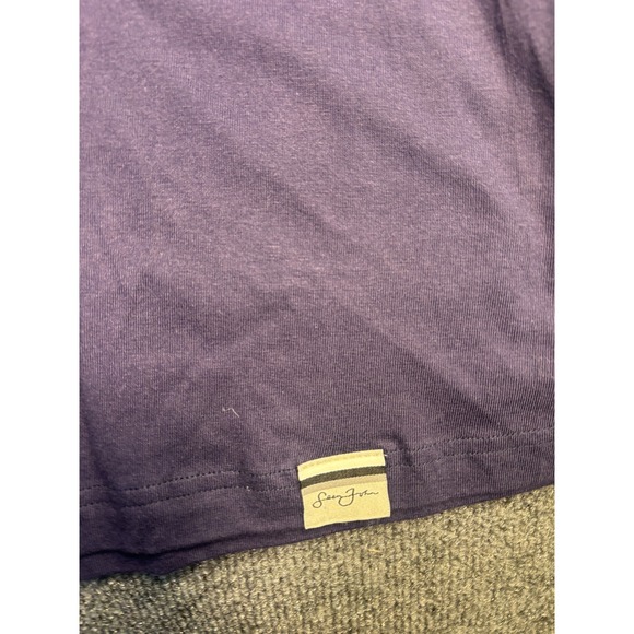 Sean John T Shirt Men's XL‎ Navy Blue Cotton Regular Fit Short Sleeve Pullover - Picture 2 of 9